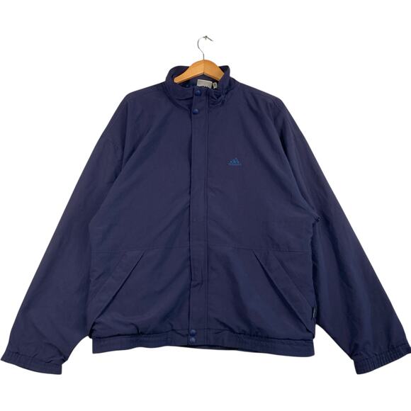 Vintage Adidas Mini Logo Full Zip Light Jacket L - Picture 1 of 7